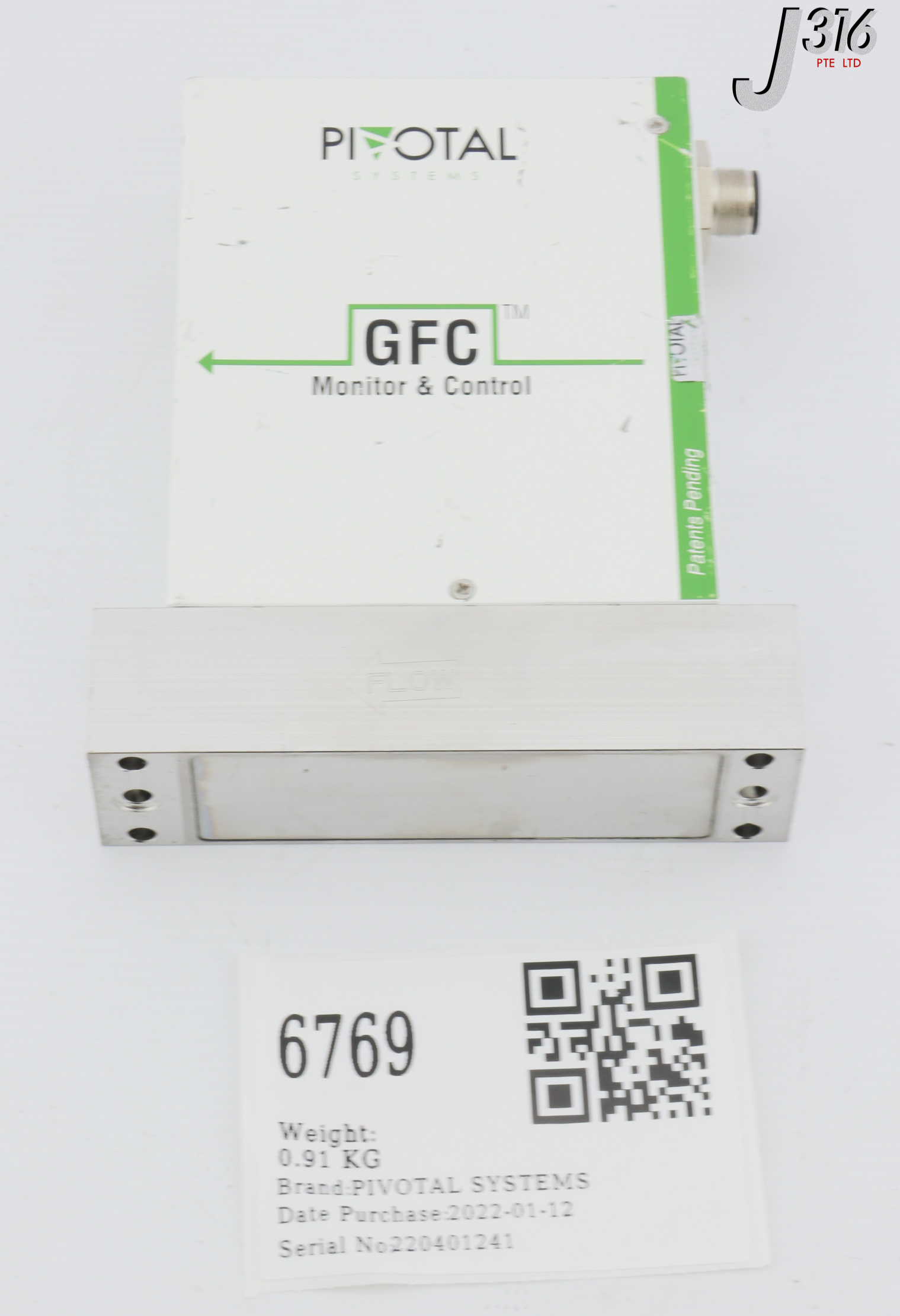 ぴん3 6769 PIVOTAL SYSTEMS GAS FLOW CONTROLLER 32-01018 | eBay